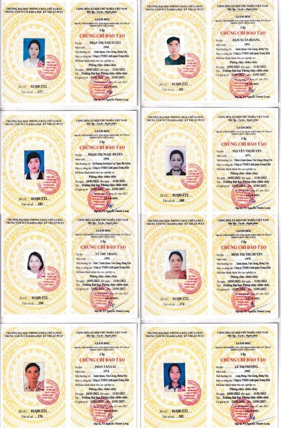 Chứng chỉ 5