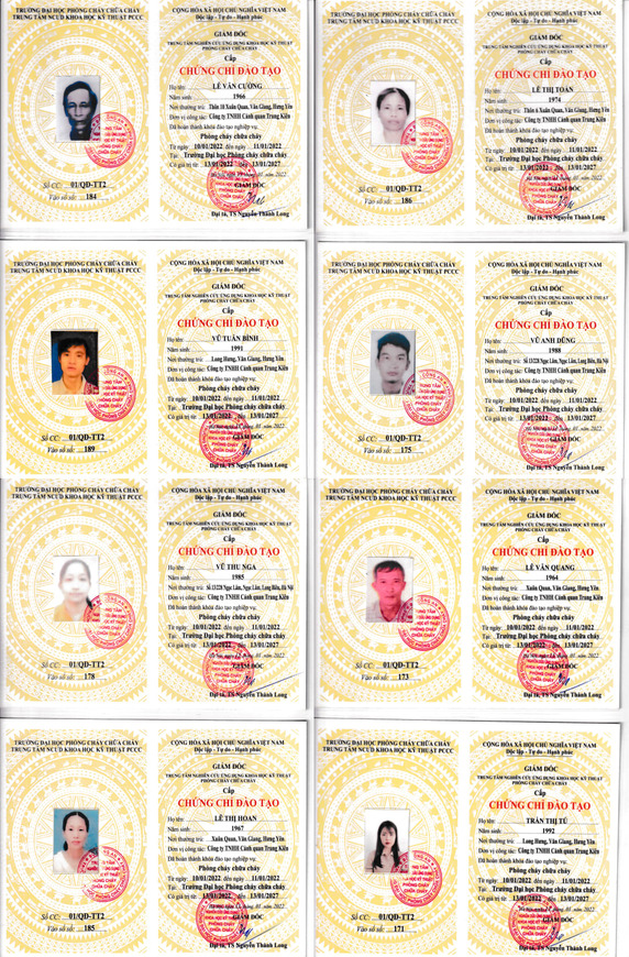 Chứng chỉ 6