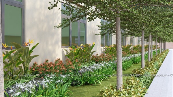 Tổng hợp các dự án thi công cảnh quan khu công nghiệp tại Trung Kiên Landscape