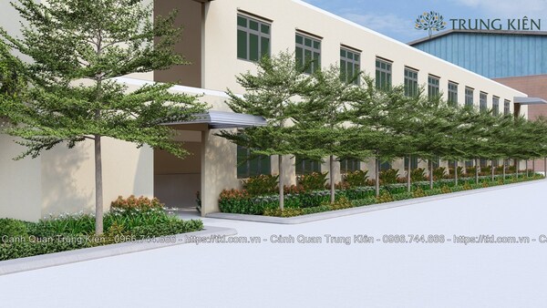 Tổng hợp các dự án thi công cảnh quan khu công nghiệp tại Trung Kiên Landscape