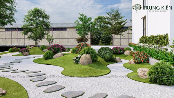 Tổng hợp các dự án thi công cảnh quan khu công nghiệp tại Trung Kiên Landscape