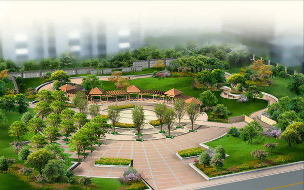 Không gian cây xanh cổ kính