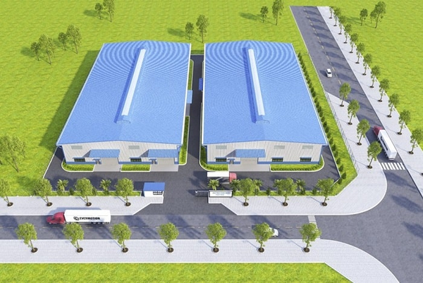 KCN cùng hệ thống cây xanh xung quanh