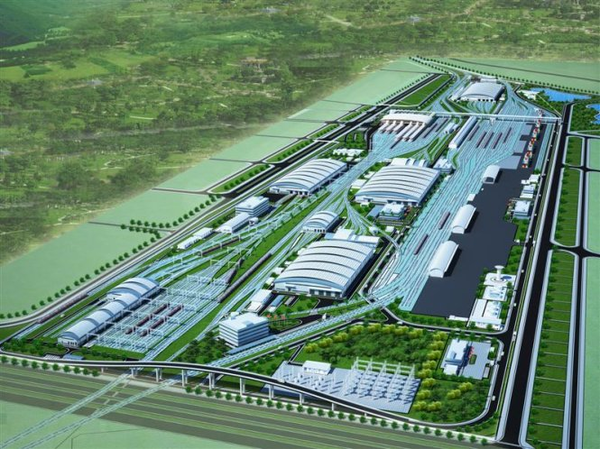 Khu vực cây xanh được phân vùng, đan xen