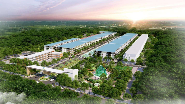 Mô hình cảnh quan cây xanh hiện đại