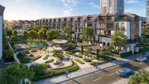 Phối cảnh thiết kế cảnh quan khu nhà ở