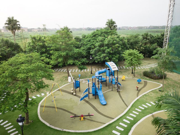 Mẫu sân chơi chia khu